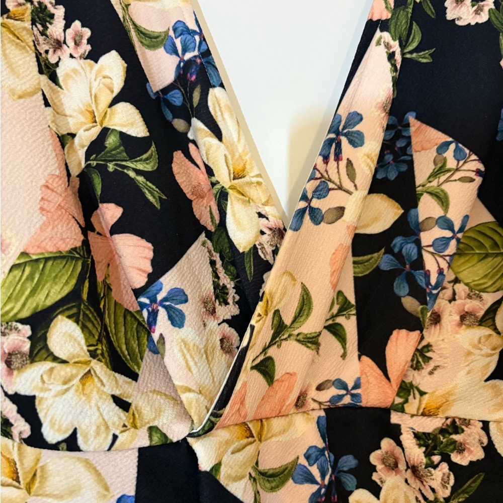 ASOS Floral Long Sleeve Dress - Picture 3 of 5